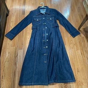 Denim dress, worn once